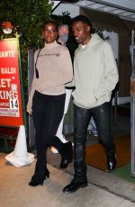 JUSTINE SKYE and Giveon at Giorgio Baldi in Santa Monica 09/03/2021