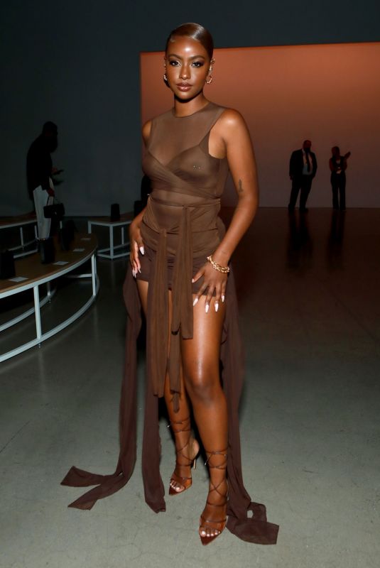 JUSTINE SKYE at Kim Shui at NYFW: The Shows at Gallery at Spring Studios in New York 09/12/2021