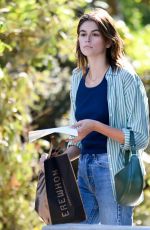 KAIA GERBER Heading to Erewhon Market in Los Angeles 09/19/2021