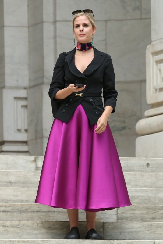 KAIE SUTTON on the Set of Luckiest Girl Alive in New York 08/31/2021