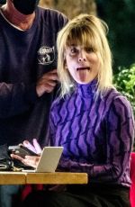 KALEY CUOCO on the Set of The Flight Attendant in Berlin 09/10/2021