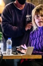 KALEY CUOCO on the Set of The Flight Attendant in Berlin 09/10/2021
