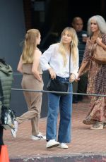 KALEY CUOCO on the Set of The Flight Attendant in Los Angeles 09/27/2021