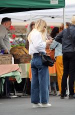 KALEY CUOCO on the Set of The Flight Attendant in Los Angeles 09/27/2021