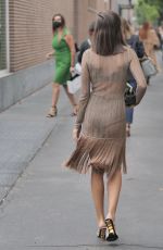 KARINA NIGAY Arrives at Fendi Fashion Show in Milan 09/22/2021