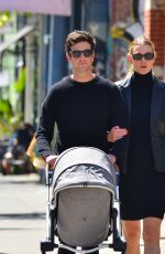 KARLIE KLOSS and Joshua Kushner Out with Their Baby in New York 09/27/2021