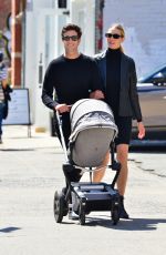 KARLIE KLOSS and Joshua Kushner Out with Their Baby in New York 09/27/2021