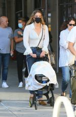 KARLIE KLOSS Out with her Baby in New York 09/10/2021
