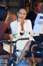KARRUECHE TRAN Out for Lunch at Cipriani in New York 09/07/2021