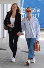 KATE BOSWORTH and Her Mother Arrives in Venice 08/31/2021
