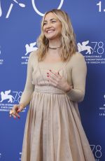 KATE HUDSON at Mona Lisa and the Blood Moon Photocall at 2021 Venice Film Festival 09/05/2021
