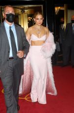 KATE HUDSON Leaves Carlyle Hotel in New York 09/13/2021
