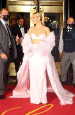 KATE HUDSON Leaves Carlyle Hotel in New York 09/13/2021