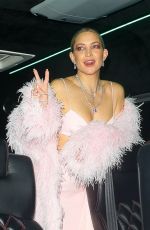 KATE HUDSON Leaves Carlyle Hotel in New York 09/13/2021