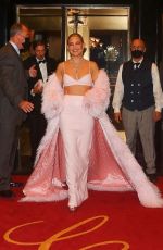 KATE HUDSON Leaves Carlyle Hotel in New York 09/13/2021