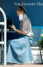 KATE HUDSON Out for Drink while Shopping in Pacific Palisades 09/25/2021