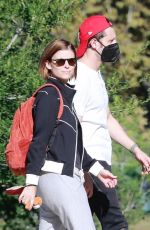KATE MARA and Jamie Bell Riding Carousel in Los Feliz 09/20/2021
