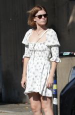 KATE MARA Leaves Little Dom