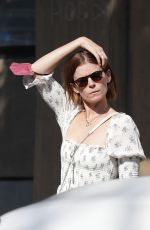 KATE MARA Leaves Little Dom