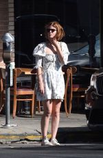 KATE MARA Leaves Little Dom