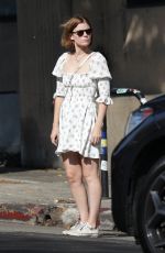 KATE MARA Leaves Little Dom