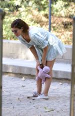 KATE MARA Out at a Park in Los Feliz 09/12/2021