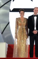 KATE MIDDLETON and Prince William at No Time to Die World Premiere at Royal Albert Hall in London 09/28/2021