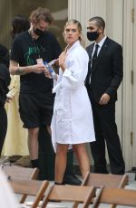 KATE UPTON Rehearses for Tory Burch SS22 Show at New York Fashion Week 09/12/2021