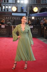 KATHERINE RYAN at Last Duel Premiere in London 09/23/2021