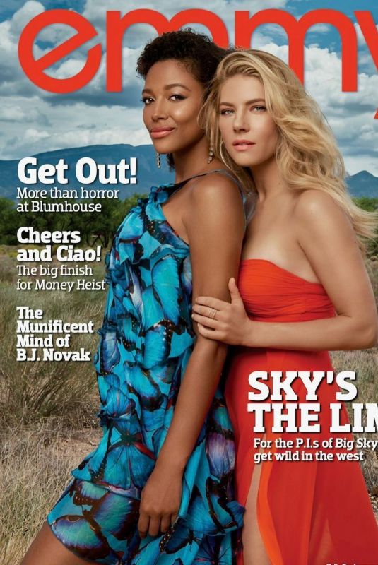 KATHERYN WINNICK and KYLIE BUNBURY in Emmy Magazine, October 2021