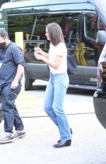 KATIE HOLMES Arrives at Global Citizen Concert in New York 09/25/2021