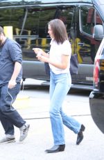 KATIE HOLMES Arrives at Global Citizen Concert in New York 09/25/2021