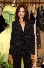 KATIE HOLMES at Christian Siriano Fashion Show in New York 09/07/2021