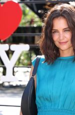 KATIE HOLMES at Kate Spade New York Popup Installation VIP Opening Party 09/08/2021