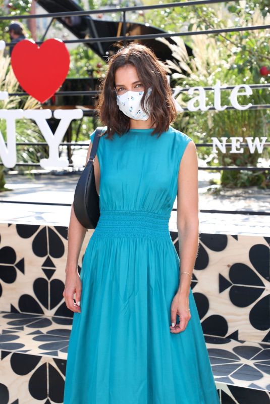 KATIE HOLMES at Kate Spade New York Popup Installation VIP Opening Party 09/08/2021