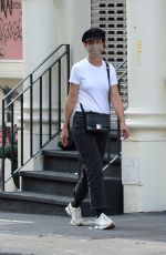 KATIE HOLMES Leaves a Nail Salon in New York 09/11/2021