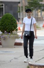 KATIE HOLMES Leaves a Nail Salon in New York 09/11/2021