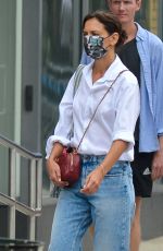 KATIE HOLMES Out and About in New York 08/30/2021