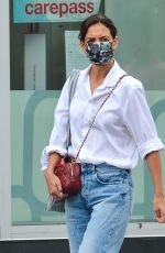 KATIE HOLMES Out and About in New York 08/30/2021