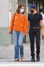 KATIE HOLMES Out and About in New York 09/08/2021