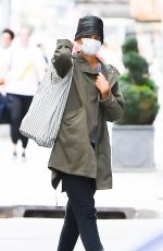 KATIE HOLMES Out in New York 09/16/2021