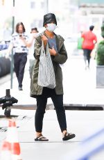 KATIE HOLMES Out in New York 09/16/2021