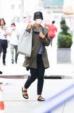 KATIE HOLMES Out in New York 09/16/2021