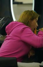 KATIE PRICE Getting Her Hair Extensions Done in Istanbul 09/23/2021
