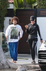 KATY PERRY Leaves Benny Blanco in Hollywood 09/28/2021
