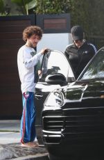 KATY PERRY Leaves Benny Blanco in Hollywood 09/28/2021