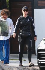 KATY PERRY Leaves Benny Blanco in Hollywood 09/28/2021