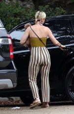 KATY PERRY Out at a Beach in Santa Barbara 08/31/2021
