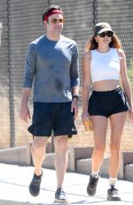 KEELEY HAZELL and Jason Sudeikis Out Hiking in Los Angeles 09/12/2021