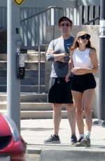 KEELEY HAZELL and Jason Sudeikis Out Hiking in Los Angeles 09/12/2021